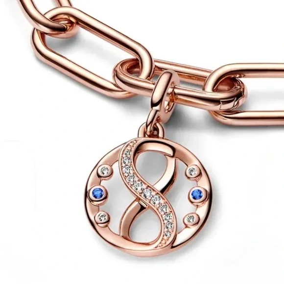 Pandora ME Infinity Symbol Medallion rose gold-plated - Picture 3 of 10